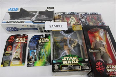 Lot 2835 - Star Wars two boxes of blister packs containing various models (qty)