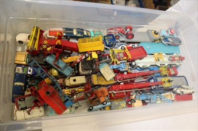 Lot 2796 - Diecast unboxed selection of Corgi models including lorries, buses, TV related and others