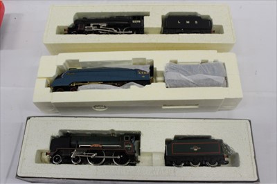 Lot 2816 - Railway Hornby 00 gauge BR Schools Class V 'Westminster' R317, 4-6-2 Mallard, LMS 4-6-0 R2083 all boxed