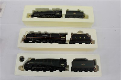 Lot 2814 - Railway Hornby 00 gauge Class A4 Locomotive 'Golden Fleece' R2101, Class 5MT Locomotive 44781, R2258, LMS 4-6-2 Duchess Class 'City of Glasgow' R2311 all boxed