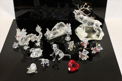 Lot 2157 - Collection of Swarovski Crystal ornaments