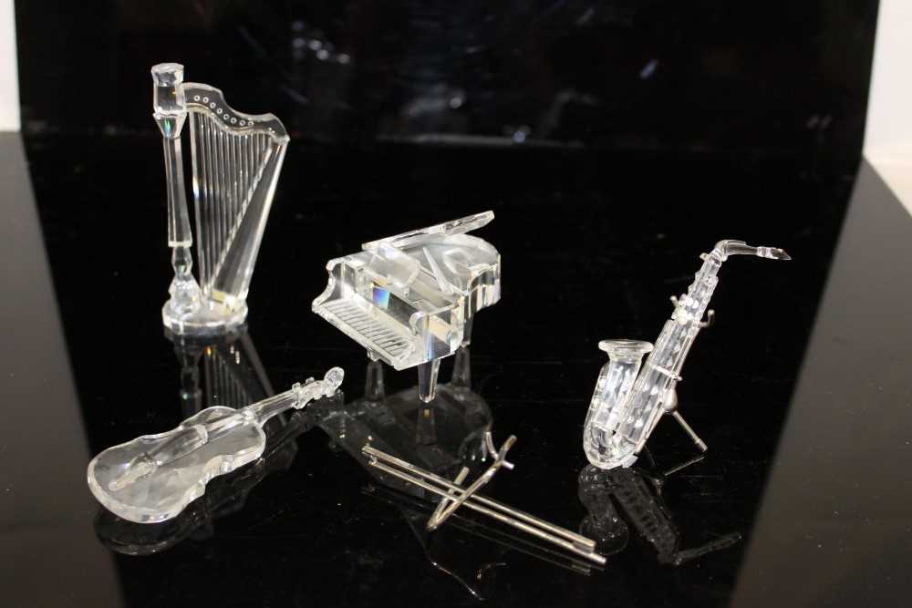 Lot 2161 - Swarovski Crystal musical instrument