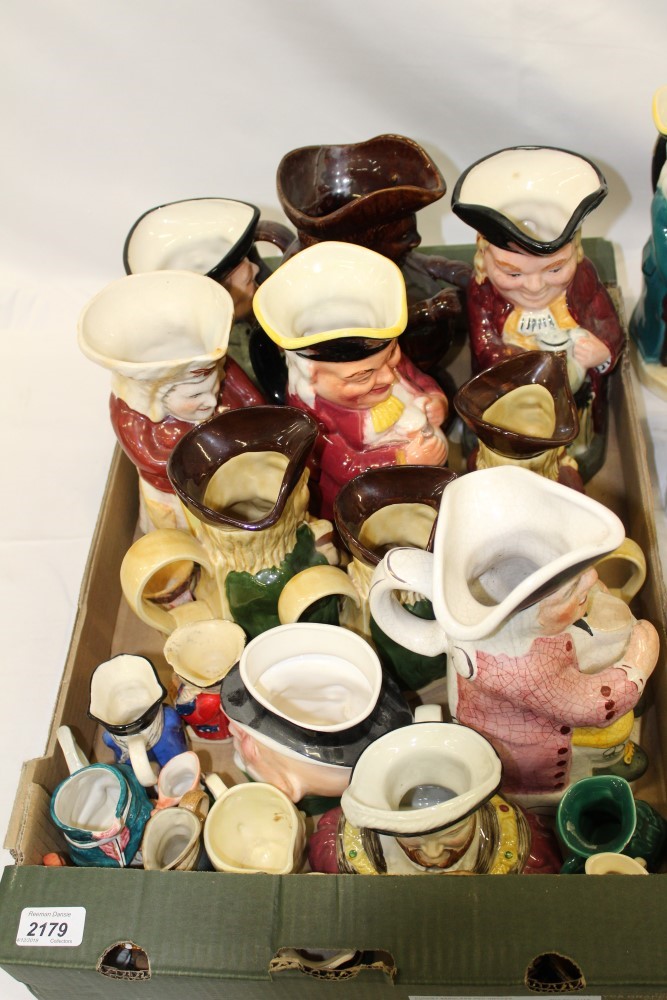 Lot 2179 - Collection of Toby and character jugs,
