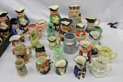 Lot 2179 - Collection of Toby and character jugs, various makes (qty)