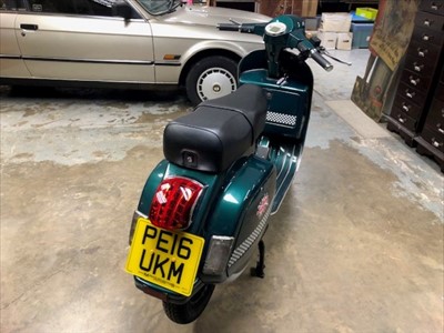 Lot 2954 - 2016 LML Star 125cc Automatic Vespa style Scooter, Registration No. PE16 UKM, only 1,608 miles from new,  MOT until 10th March 2020, in as new condition and representing a great saving on new price...