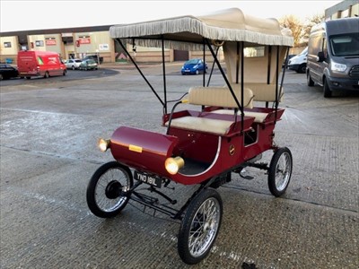 Lot 2953 - Replica of a 1901 Oldsmobile, 6.25hp 1 cylinder engine, Registration No. YNO 181L, this interesting replica Veteran car has been subject to a comprehensive restoration over the past 4 years, and be...