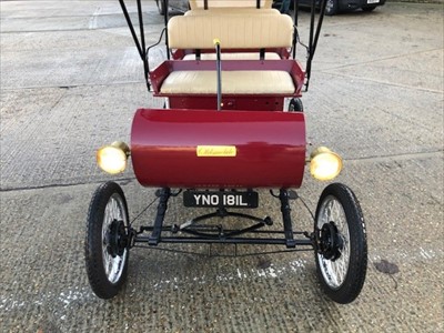Lot 2953 - Replica of a 1901 Oldsmobile, 6.25hp 1 cylinder engine, Registration No. YNO 181L, this interesting replica Veteran car has been subject to a comprehensive restoration over the past 4 years, and be...