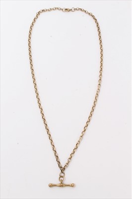 Lot 3452 - 9ct gold chain