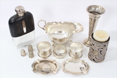 Lot 3425 - Selection of miscellaneous silver.