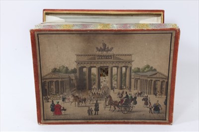 Lot 3750 - Mid 19th century Tunnel book 'Berlin'