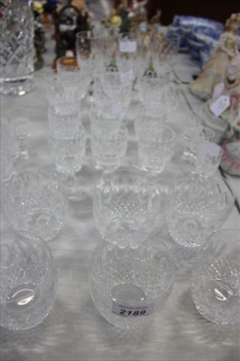 Lot 2189 - Waterford Crystal Colleen pattern table service (29 pieces)