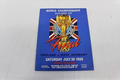 Lot 2664 - Football Programme 1966 World Cup Souvenir Programme