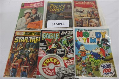 Lot 2666 - Selection of No1 comics to include Ally Sloper 1948, Jolly Jester, Wizard Prang and others (qty)