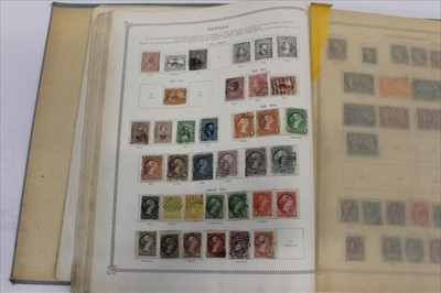 Lot 2691 - Stamps two Old Ideal albums of world issues mint and used including Cape Triangles, GB 1d Red Imperfs, plate Nos etc (2 vols)