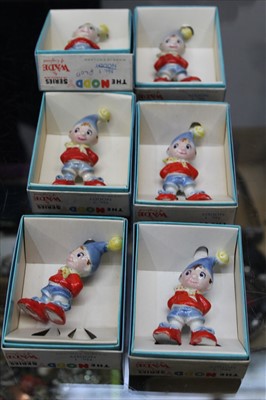 Lot 2202 - Selection of Wade Noddy Series figures including Noddy, Big Ears and Mrs Fluffy Cat all in original boxes (23)