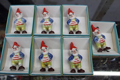 Lot 2202 - Selection of Wade Noddy Series figures including Noddy, Big Ears and Mrs Fluffy Cat all in original boxes (23)