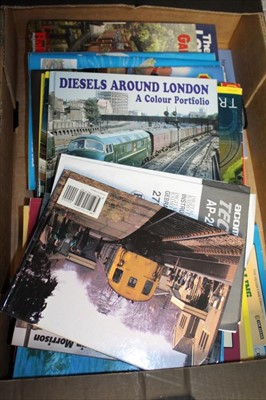 Lot 2623 - Selection of Railway & Omnibus books, mostly hardback (5 boxes)40