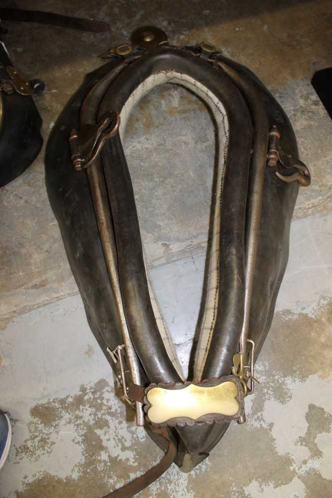 Lot 3791 - Impressive heavy horse collar