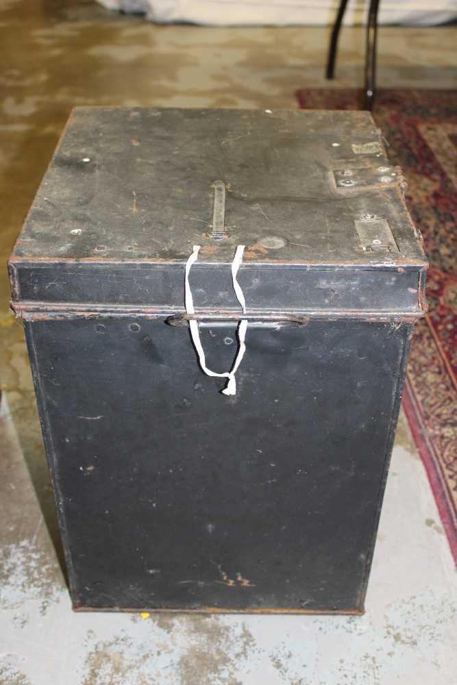 Lot 3815 - Two Early 20th Century Black Painted Ballot