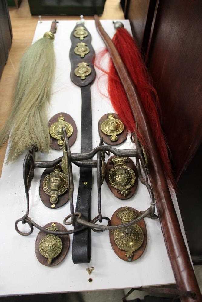 Lot 3806 - Collection of regimental horse tack