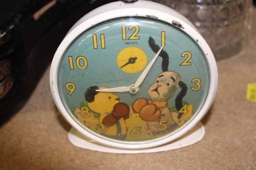 Lot 3832 - Vintage Smiths Sooty & Sweep alarm clock