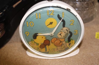 Lot 3832 - Vintage Smiths Sooty & Sweep alarm clock