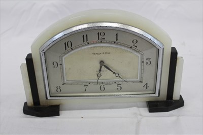 Lot 3839 - Art Deco Mappin & Webb mantel clock