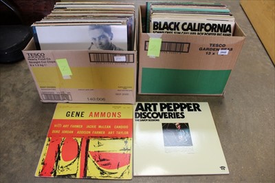 Lot 3849 - Selection of LP records (approximately 90) including Art Pepper, Gene Ammons, Joe Albany and Chet Baker