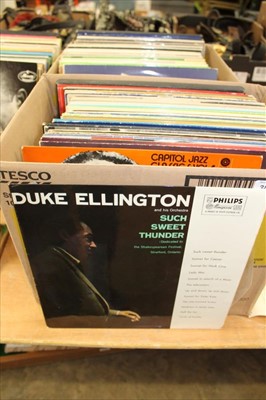 Lot 3852 - Selection of Jazz LP records (approximately 160) including Ronnie Scott, Bunk Johnson, Lee Konitz and Art Farmer