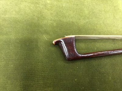 Lot 3861 - Old violin bearing label - The Paganini Special Orchestral Violin Fecit In Saxony,  Anno, with bow in fitted case