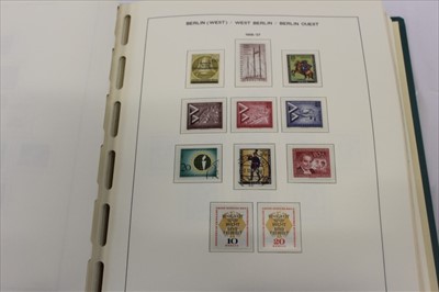 Lot 2599 - Stamps Germany & States excellent collection houses in 12 Shaubek hingeless albums with a high degree of completeness in modern issues both mint and used, very high catalogue value, plus some loose...