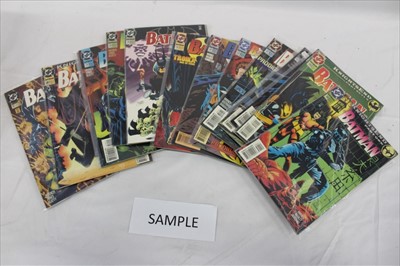 Lot 2485 - Good collection of D.C. Batman comics, various editions ranging 179 - 724, (200+)