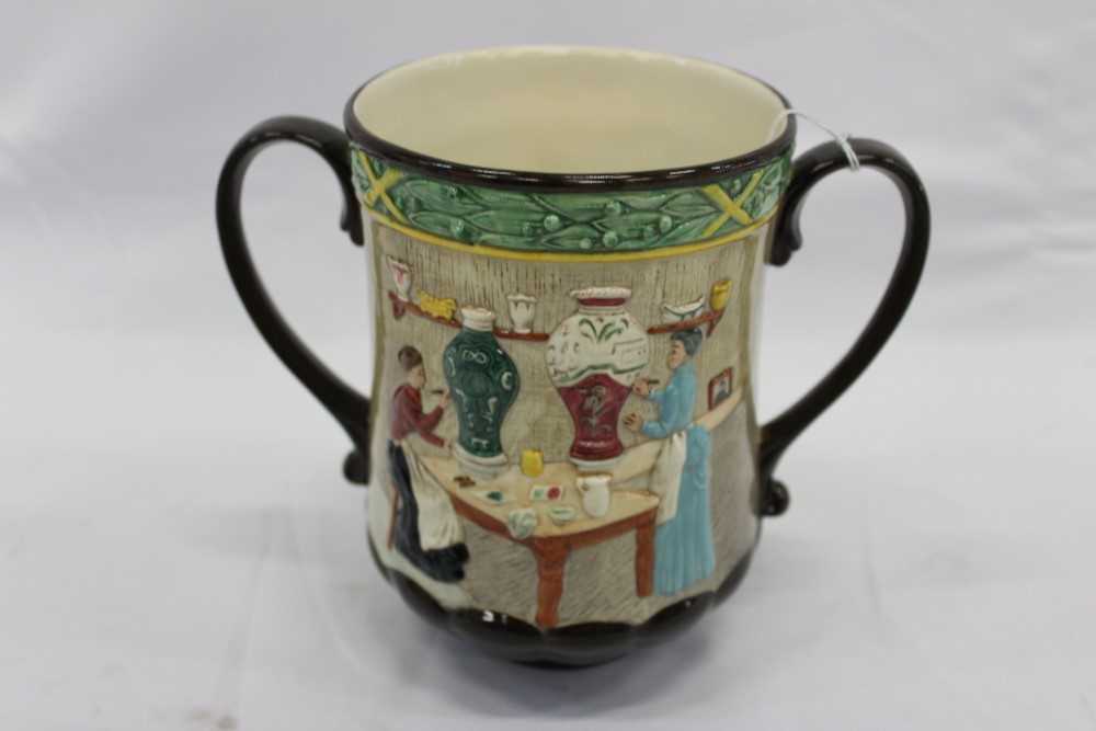 Lot 2216 - Royal Doulton Loving Cup - D. 6696 Pottery In The Past