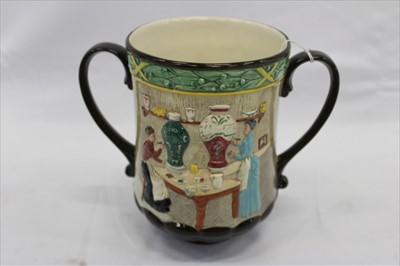 Lot 2216 - Royal Doulton Loving Cup - D. 6696 Pottery In The Past