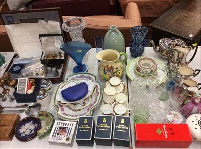 Lot 448 - Ceramics, glass ware, canteen plated cutlery and sundries