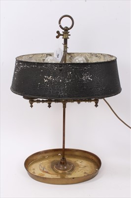 Lot 764 - Rare early 20th century student lamp