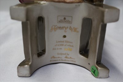 Lot 896 - Wedgwood figures Henry VIII and his wives