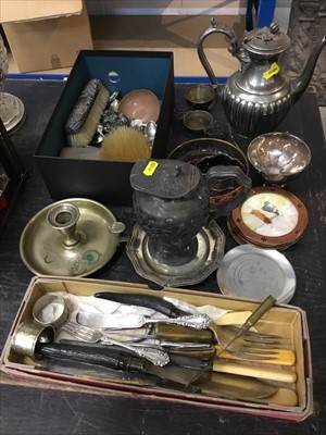 Lot 161 - Plated items, metalwares