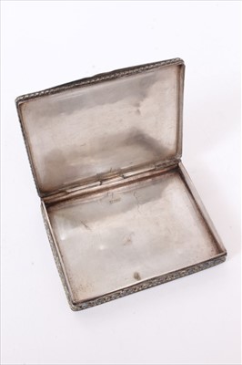 Lot 210 - Group of various Continental silver items