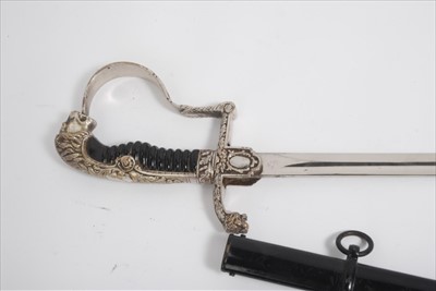 Lot 754 - Nazi officers sword