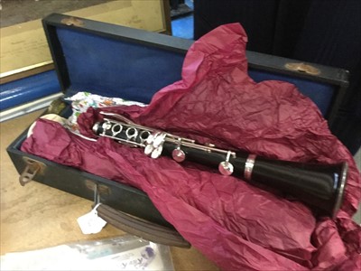 Lot 96 - 1940s Boosey & Hawkes B flat clarinet in case