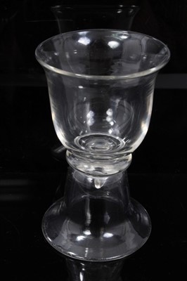 Lot 56 - Early to mid 19th century Masonic glass rummer