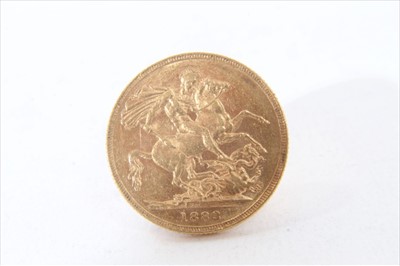 Lot 372 - G.B. Victoria Y.H. Gold Sovereign 1883M