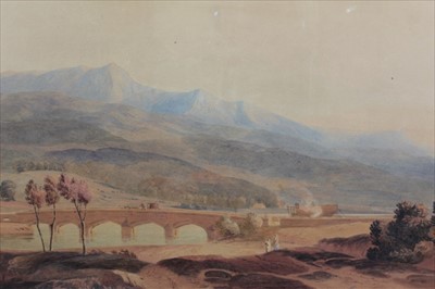 Lot 1069 - Early 19th century English landscape watercolour