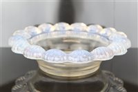 Lot 2015 - Lalique opalescent glass bowl with moulded...