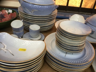 Lot 45 - Service of Bing and Grondahl porcelain tablewares, seagull pattern