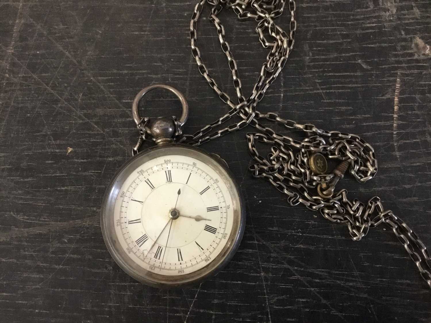 Lot 672 - Victorian silver pocket watch