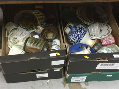Lot 311 - Four boxes of mixed china