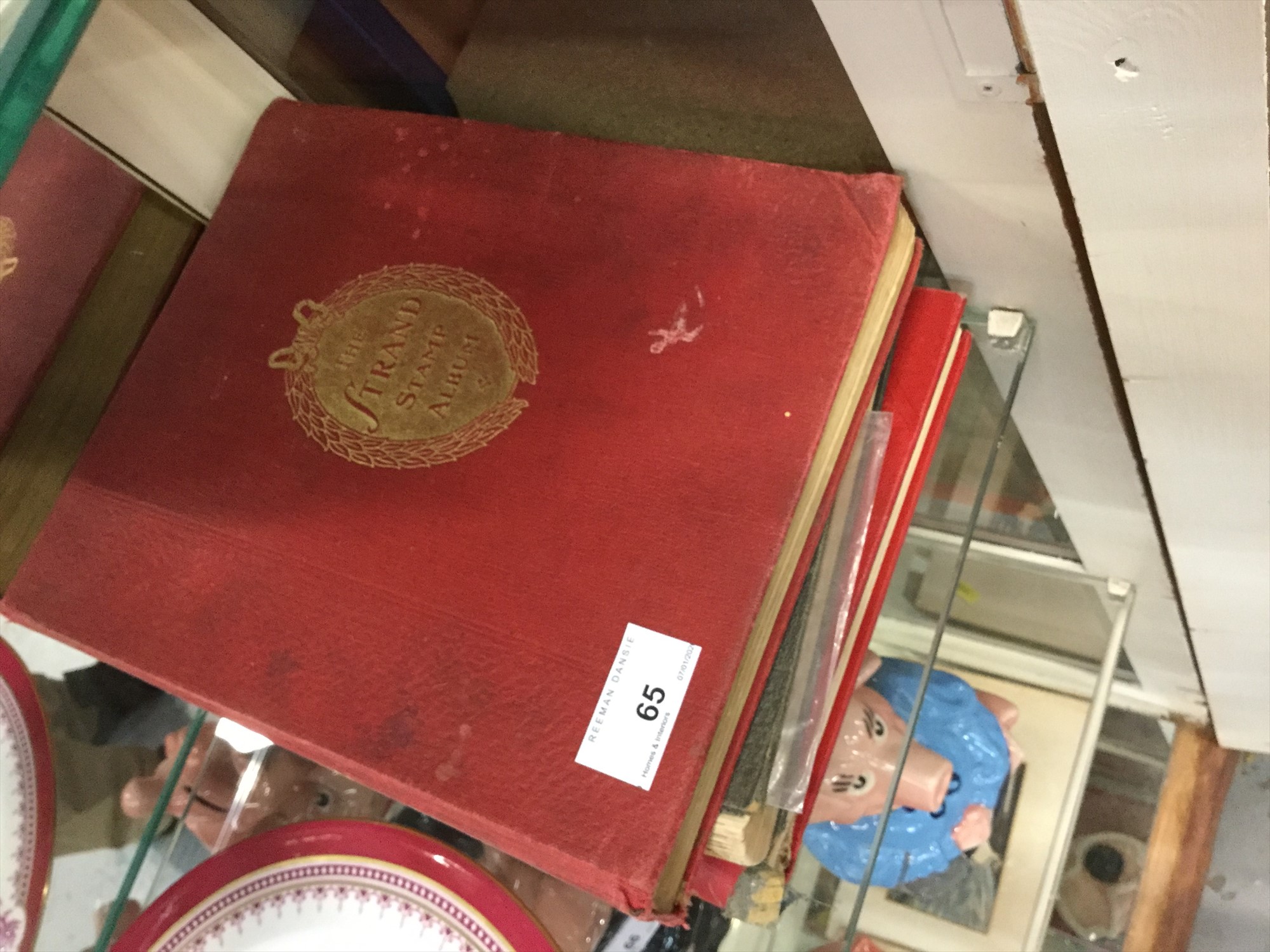 Lot 65 Three stamp albums