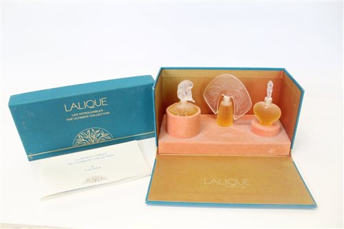 Lot 2028 - Lalique The Ultimate Collection perfume in...
